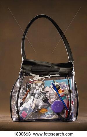 Clear overnight bag View Large Photo Image Stock Image - Clear overnight bag. Fotosearch