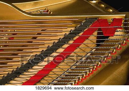 Close up of piano strings View Large Photo Image Picture - Close up of piano strings. Fotosearch