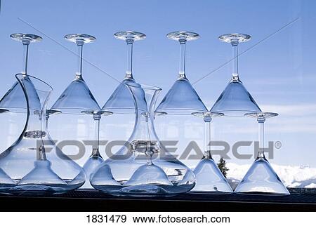 Stock Photo - Cocktail glasses. Fotosearch