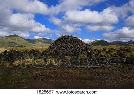Stock Photo - Connemara Bog, County Galway, Ireland. Fotosearch
