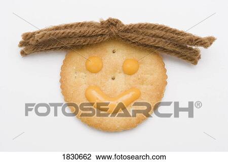 Stock Image - Cracker face. Fotosearch
