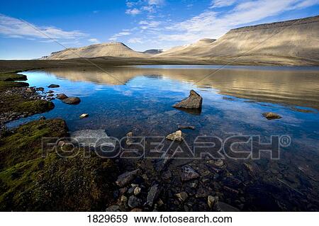 Stock Photo - Croker Bay, Nunavut, Canada. Fotosearch
