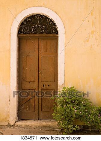 Doorway, Corfu, Greece View Large Photo Image Stock Image - Doorway, Corfu, Greece . Fotosearch