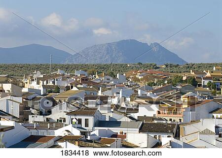 El Saucejo, El Peñon mountain range, Seville Province, Spain, Europe View Large Photo Image Stock Photo - El Saucejo, El Peñon mountain range, Seville Province, Spain, Europe. Fotosearch