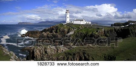 Stock Image - Fanad Head Lighthouse, Donegal, Ireland, Europe. Fotosearch