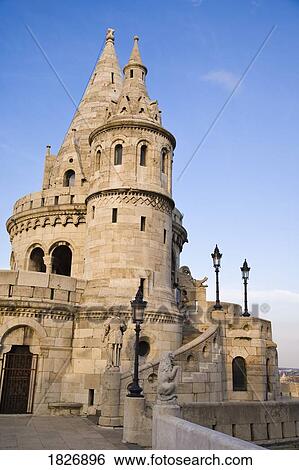 Fisherman's Bastion, Castle Hill, Budapest, Hungary View Large Photo Image Stock Photograph - Fisherman's Bastion, Castle Hill, Budapest, Hungary. Fotosearch