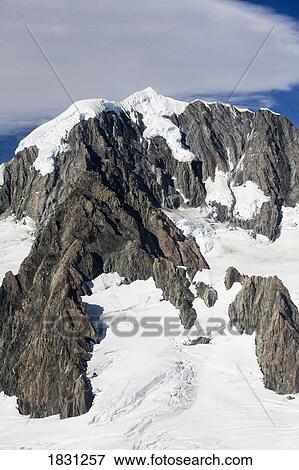 Stock Photo - Franz Josef glacier, New Zealand. Fotosearch