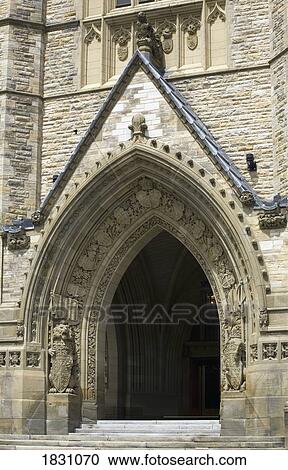 Front entrance, Parliament building, Ottawa, Ontario, Canada View Large Photo Image Stock Image - Front entrance, Parliament building, Ottawa, Ontario, Canada. Fotosearch
