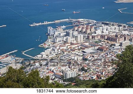 Picture - Gibraltar town, Gibraltar. Fotosearch