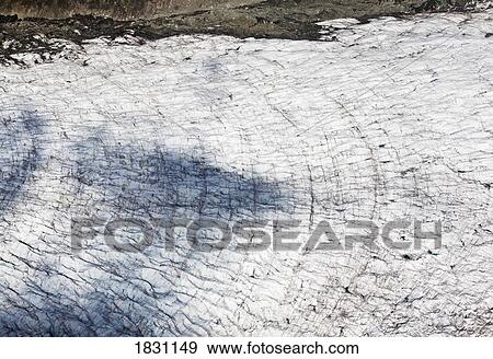 Stock Photo - Glacier, New Zealand. Fotosearch