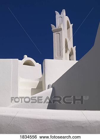 Greek architecture, Santorini, Greece View Large Photo Image Stock Photograph - Greek architecture, Santorini, Greece . Fotosearch