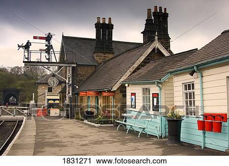 Grosmont Station, North Yorkshire, England View Large Photo Image Stock Image - Grosmont Station, North Yorkshire, England. Fotosearch