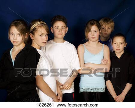 Group of preteens View Large Photo Image Stock Image - Group of preteens. Fotosearch
