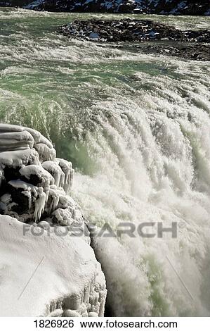 Gullfoss waterfall, Pingvellir National Park, Iceland View Large Photo Image Stock Photograph - Gullfoss waterfall, Pingvellir National Park, Iceland . Fotosearch