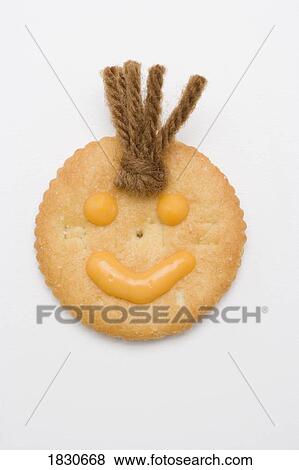 Happy face cracker View Large Photo Image Stock Photo - Happy face cracker. Fotosearch