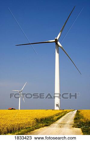 Humberside, England; wind turbines View Large Photo Image Stock Image - Humberside, England; wind turbines. Fotosearch