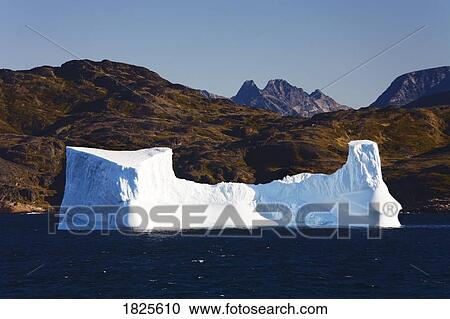 Iceberg, Island of Qoornoq, Province of Kitaa, Southern Greenland, Kingdom of Denmark View Large Photo Image Stock Image - Iceberg, Island of Qoornoq, Province of Kitaa, Southern Greenland, Kingdom of Denmark. Fotosearch