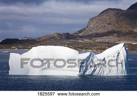 Stock Photo - Icebergs, Island of Qoornoq, Province of Kitaa, Southern Greenland, Kingdom of Denmark . Fotosearch