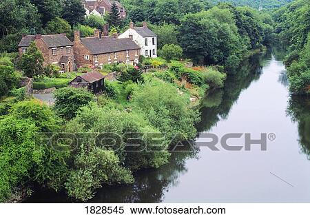 Iron Bridge Gorge, Coalbrookdale, Shropshire, England View Large Photo Image Stock Photography - Iron Bridge Gorge, Coalbrookdale, Shropshire, England. Fotosearch