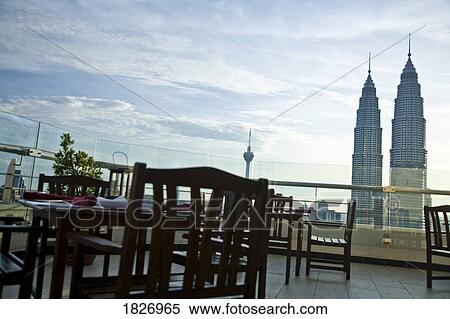 Stock Photography - Kuala Lumpura Capital City Twin Towers, Capital of Malaysia, Kuala Lumpura, Southeast Asia . Fotosearch