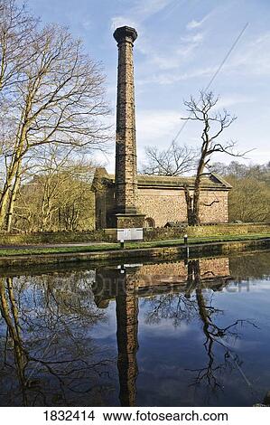 Leawood Pumphouse Near Cromford, Derbyshire, England View Large Photo Image Picture - Leawood Pumphouse Near Cromford, Derbyshire, England. Fotosearch
