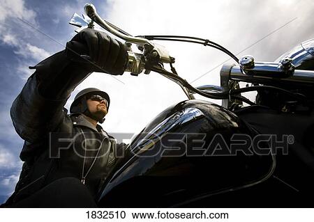 Man Riding Motorbike View Large Photo Image Stock Image - Man Riding Motorbike. Fotosearch