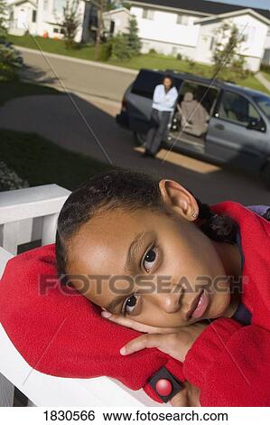 Stock Photograph - Mother and daughter fighting. Fotosearch