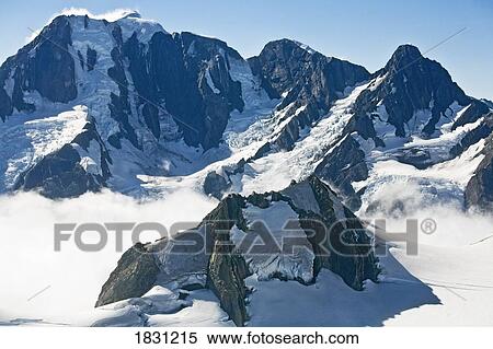Mount Cook Range, New Zealand View Large Photo Image Stock Photography - Mount Cook Range, New Zealand. Fotosearch