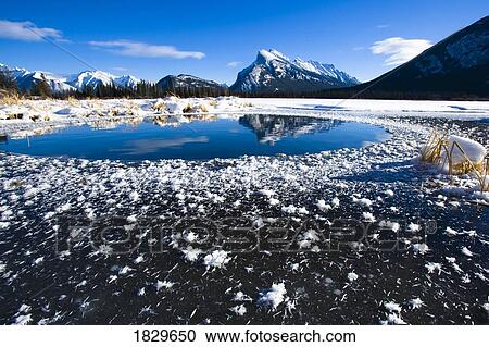 Mount Rundle, Banff National Park, Alberta, Canada View Large Photo Image Stock Image - Mount Rundle, Banff National Park, Alberta, Canada. Fotosearch