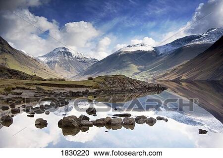 Mountains and lake, Lake District, Cumbria, England View Large Photo Image Stock Image - Mountains and lake, Lake District, Cumbria, England. Fotosearch