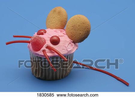 Stock Photography - Mouse cupcake. Fotosearch
