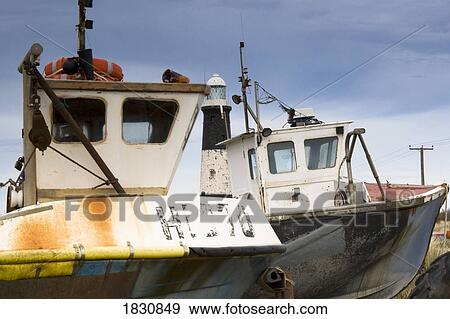 Old fishing boat View Large Photo Image Stock Photo - Old fishing boat. Fotosearch