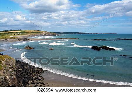Picture - Ownahinch Beach, Co Cork, Ireland. Fotosearch