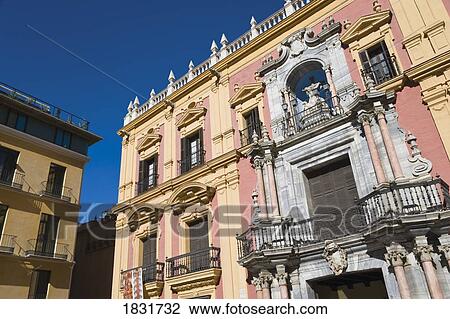 Palacio Episcopal, Malaga, Costa del Sol, Spain View Large Photo Image Stock Image - Palacio Episcopal, Malaga, Costa del Sol, Spain. Fotosearch