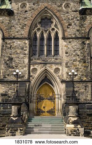 Stock Photo - Parliament buildings, Ottawa, Ontario, Canada. Fotosearch