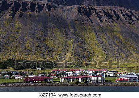 Picture - Port of Isafjordur, West Fjords Region, Iceland . Fotosearch