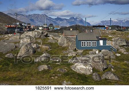 Port of Nanortalik, Island of Qoornoq, Province of Kitaa, Southern Greenland, Kingdom of Denmark View Large Photo Image Stock Image - Port of Nanortalik, Island of Qoornoq, Province of Kitaa, Southern Greenland, Kingdom of Denmark . Fotosearch