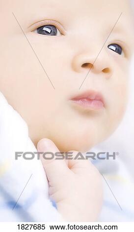 Stock Photography - Portrait of a baby. Fotosearch