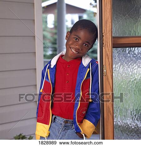 Stock Photo - Portrait of a boy. Fotosearch