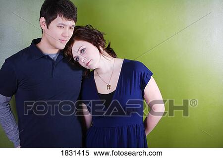 Stock Photography - Portrait of a couple. Fotosearch