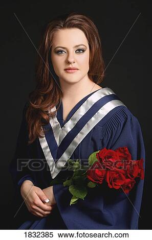 Portrait of a female graduate View Large Photo Image Stock Photography - Portrait of a female graduate. Fotosearch