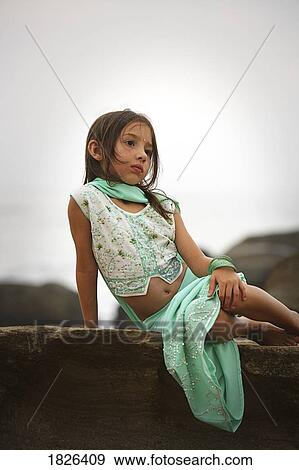 Portrait of a girl View Large Photo Image Stock Photo - Portrait of a girl. Fotosearch