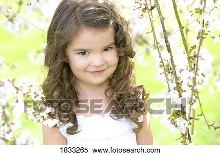 Stock Photography - Portrait of a girl. Fotosearch