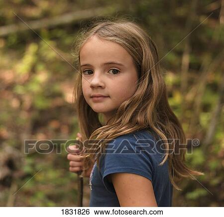Portrait of girl View Large Photo Image Stock Photograph - Portrait of girl. Fotosearch