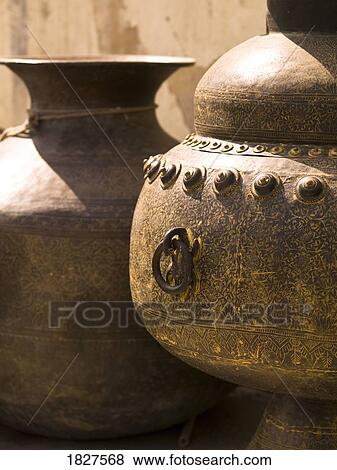 Pots, Jaipur, India View Large Photo Image Stock Photo - Pots, Jaipur, India . Fotosearch