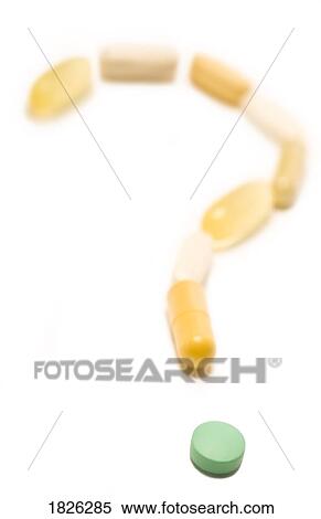 Prescription medication question mark View Large Photo Image Stock Photography - Prescription medication question mark. Fotosearch