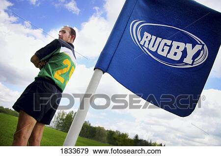 Rugby referee on the sideline View Large Photo Image Stock Photo - Rugby referee on the sideline. Fotosearch