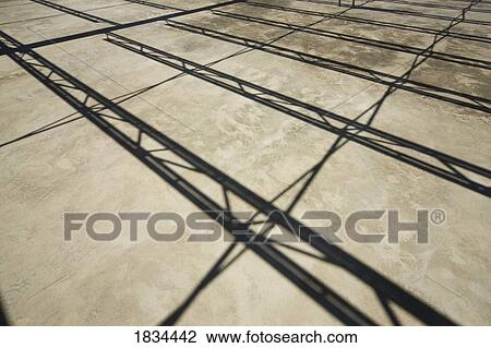 Stock Image - Shadows on the floor. Fotosearch