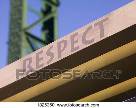 Stock Image - Sign of respect. Fotosearch