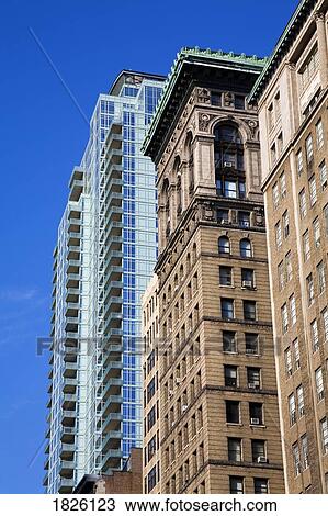 Skyscrapers on 5th Avenue, Midtown Manhattan, New York City, New York, USA View Large Photo Image Stock Image - Skyscrapers on 5th Avenue, Midtown Manhattan, New York City, New York, USA . Fotosearch
